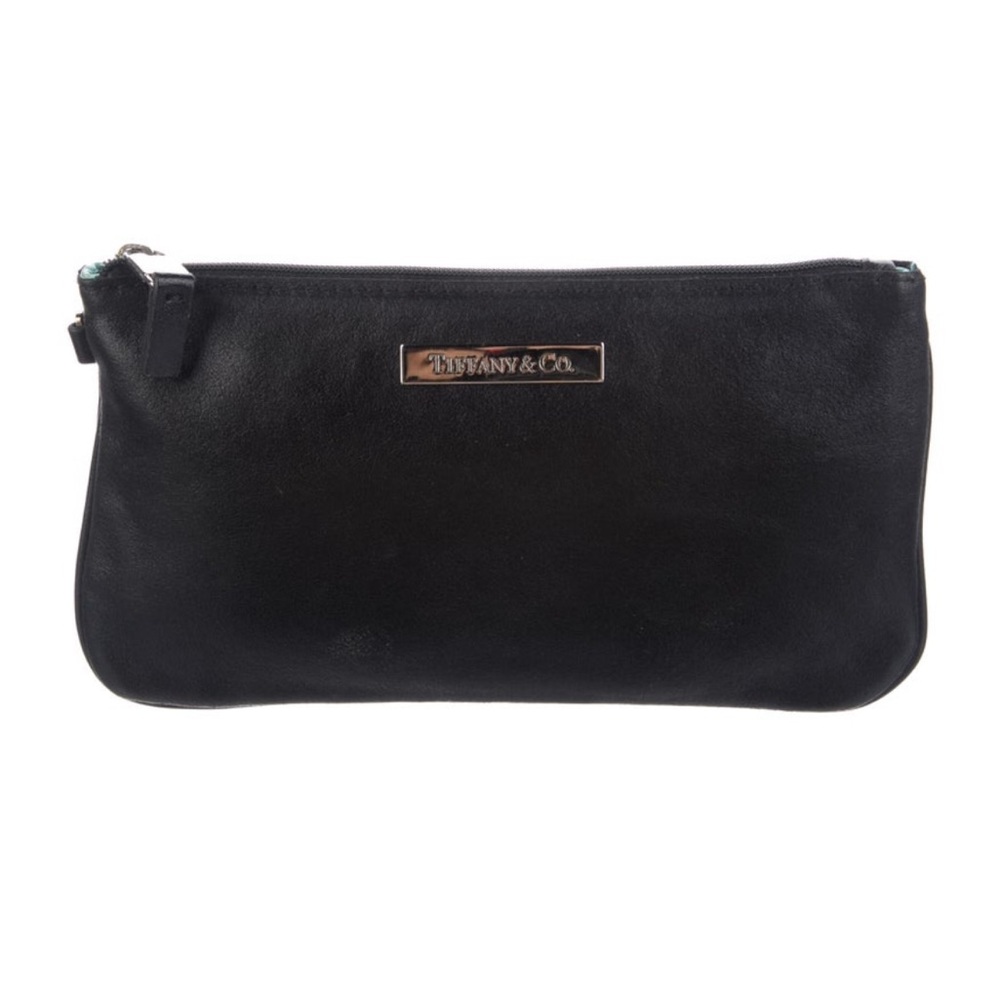 Tiffany & Co. Black Leather Pouch/Case